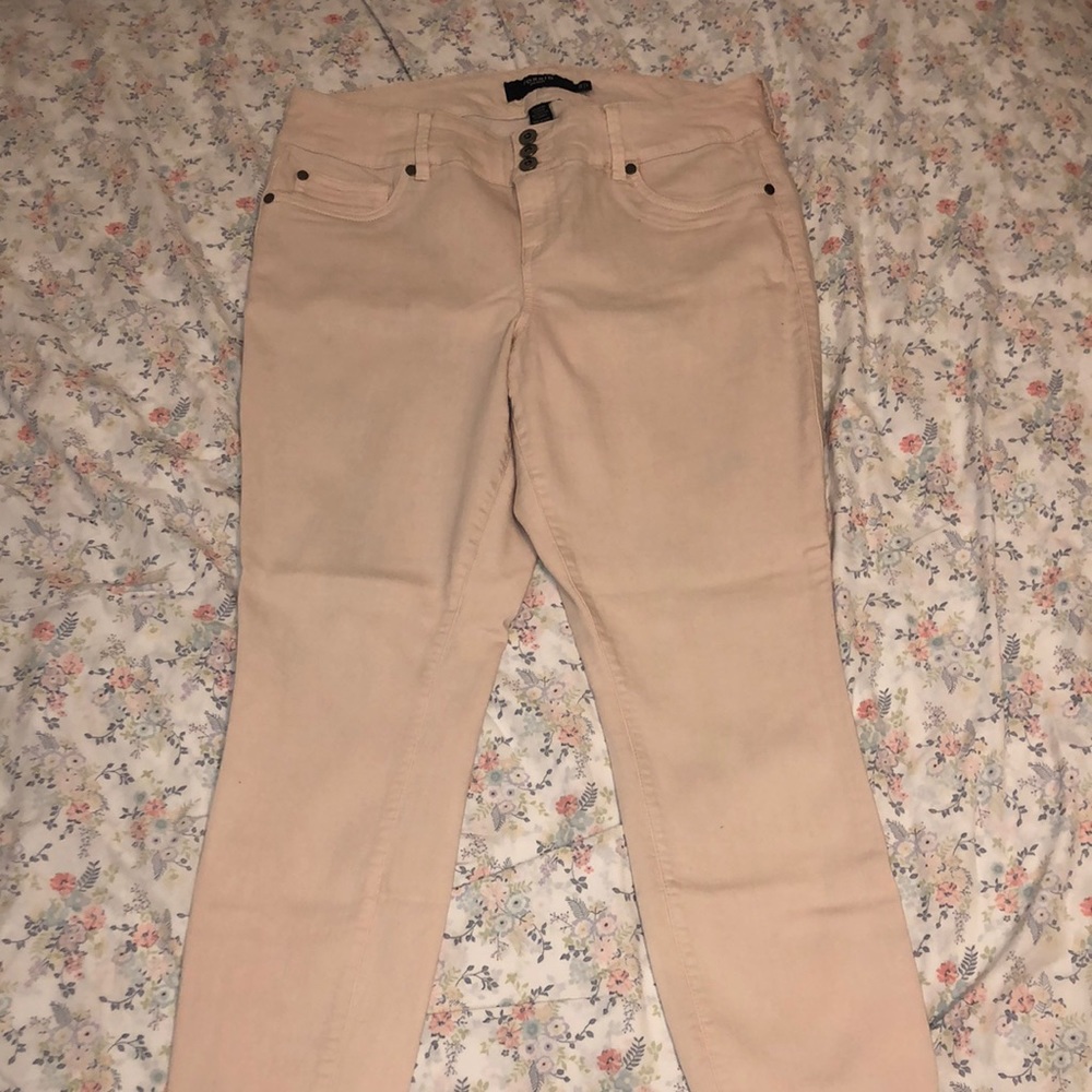 Torrid soft baby pink skinny jeans